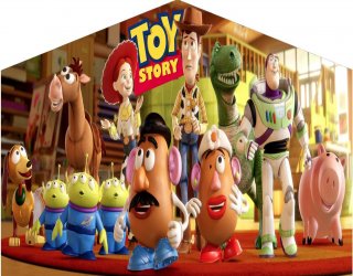 toy story banner bounce house